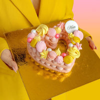 Heart Macaron Cake