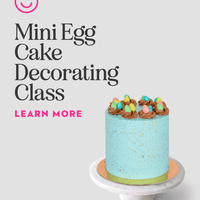 Mini Egg Cake In-Person Cake Decorating Class