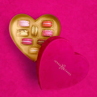 Velvet Heart Macaron Box