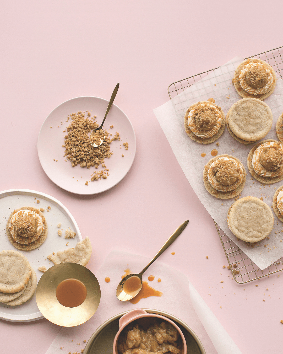Apple Crumble Cookie Sandwiches Recipe