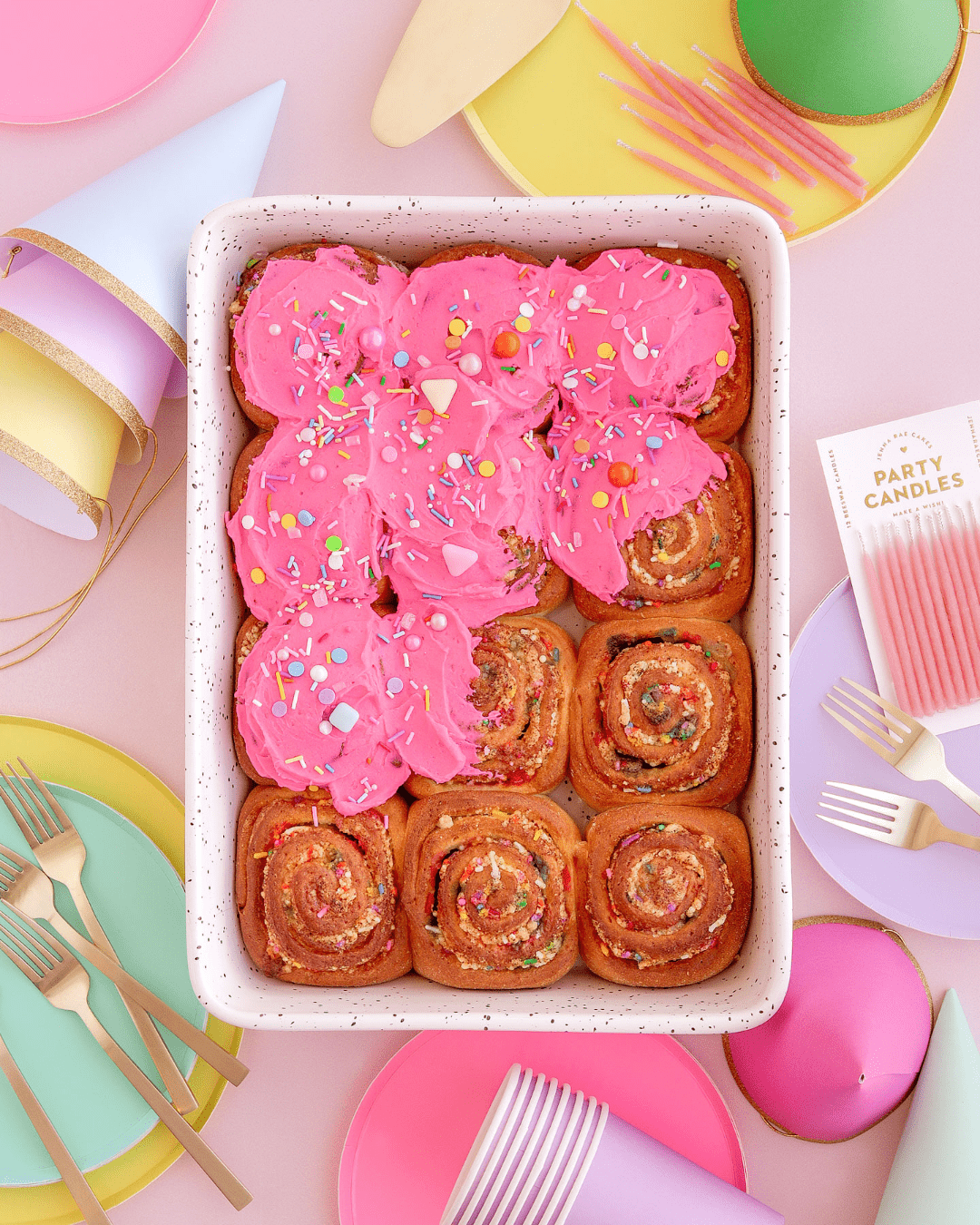 Birthday Cake Rolls