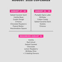 Weekly Cupcakes