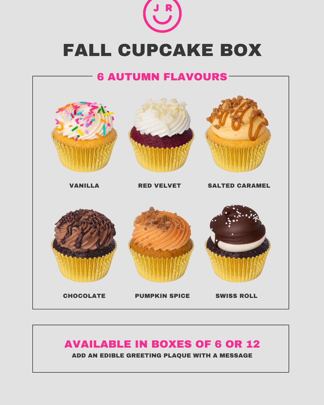 Fall Cupcake Box