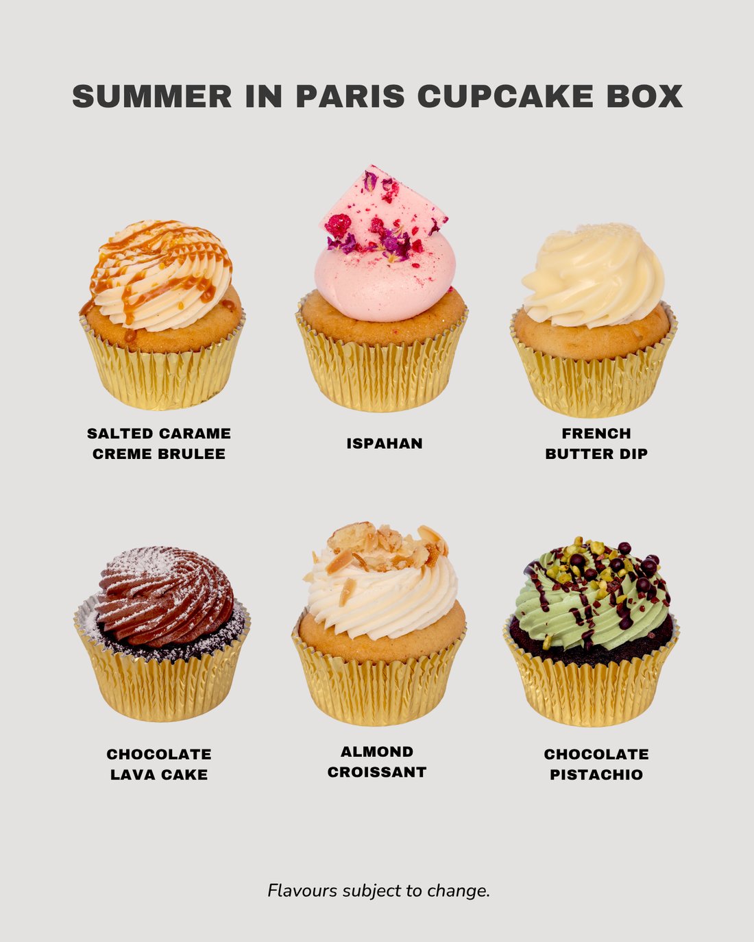 Summer In Paris Cupcake Box