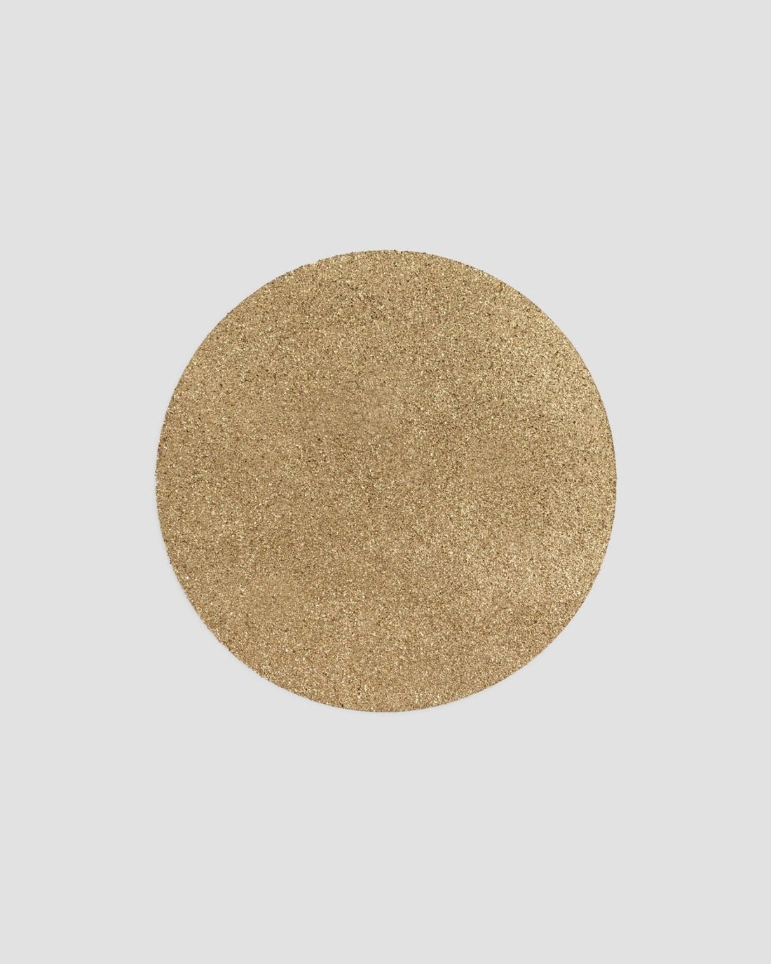 A package of 3 Jenna Rae Cakes Antique Gold Edible Lustre Dust (20g each) containers, featuring round, flat discs with a sparkling gold finish, is displayed on a plain white background.