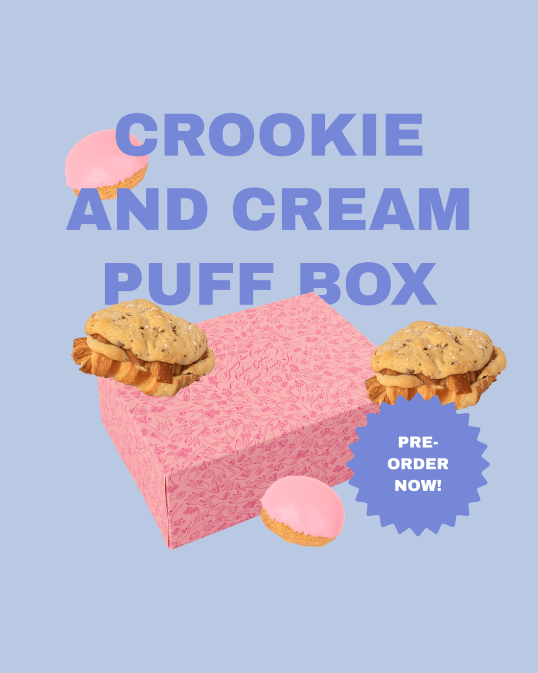 Crookie and Cream Puff Box