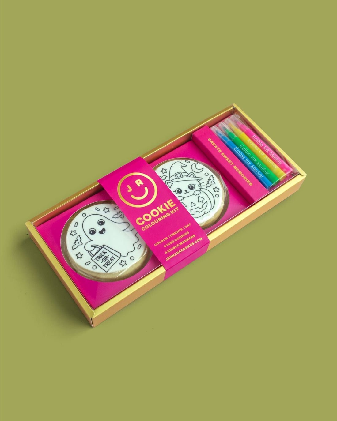 Halloween Cookie Colouring Kit