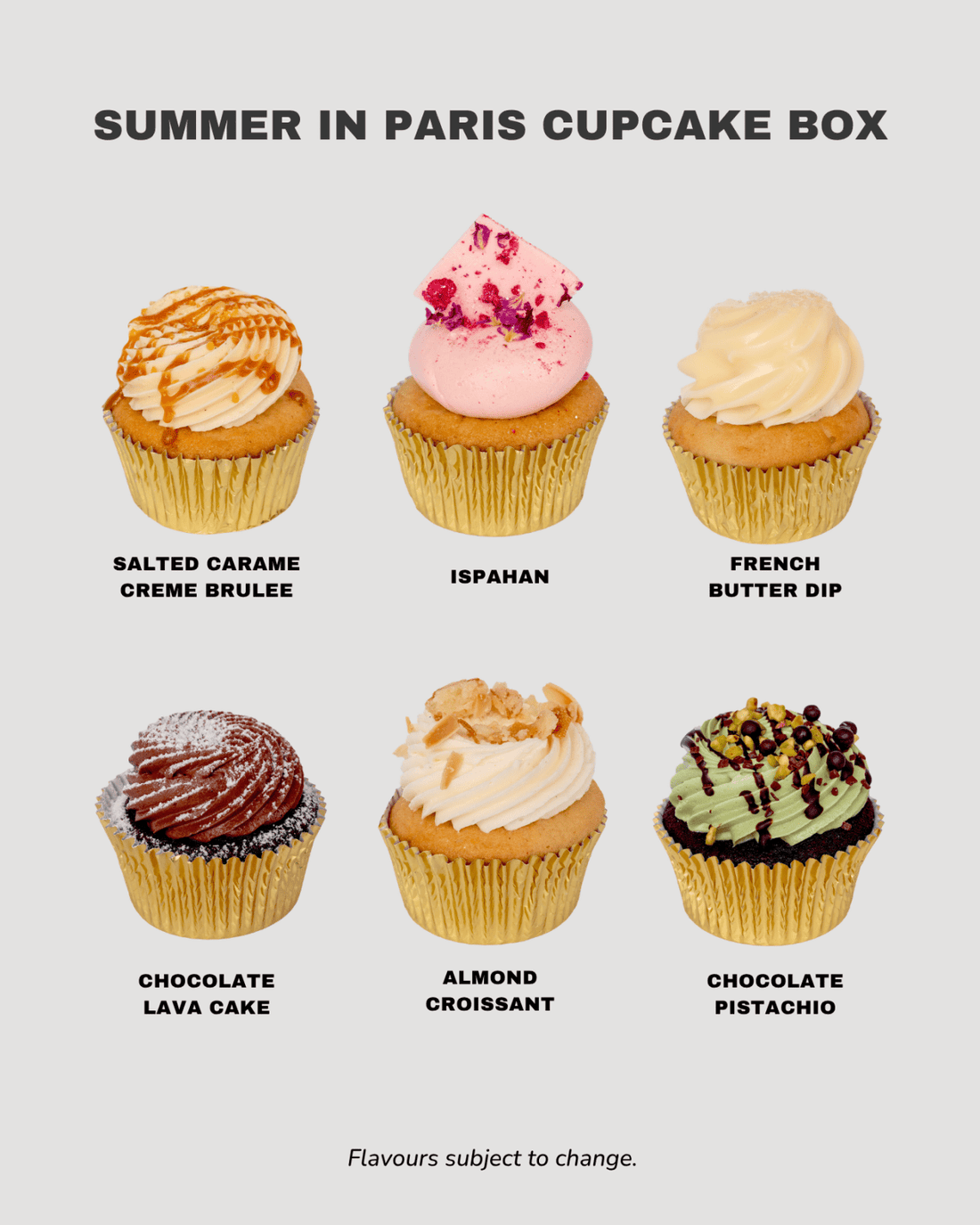 Summer In Paris Cupcake Box