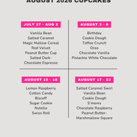 Weekly Cupcakes