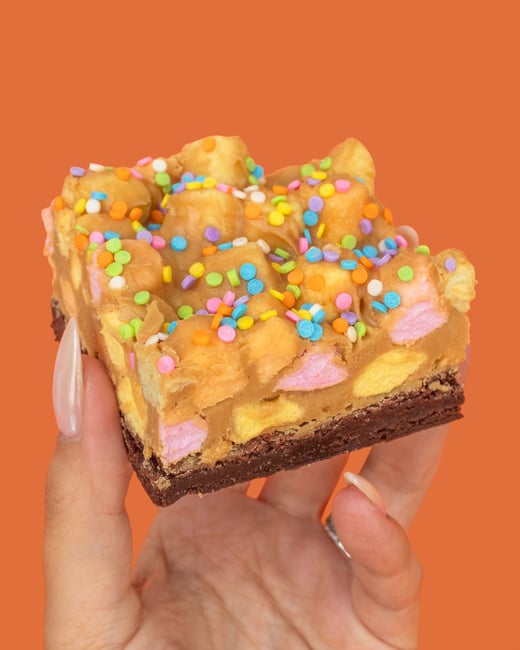 Peanut Butter Marshmallow Square Brownie