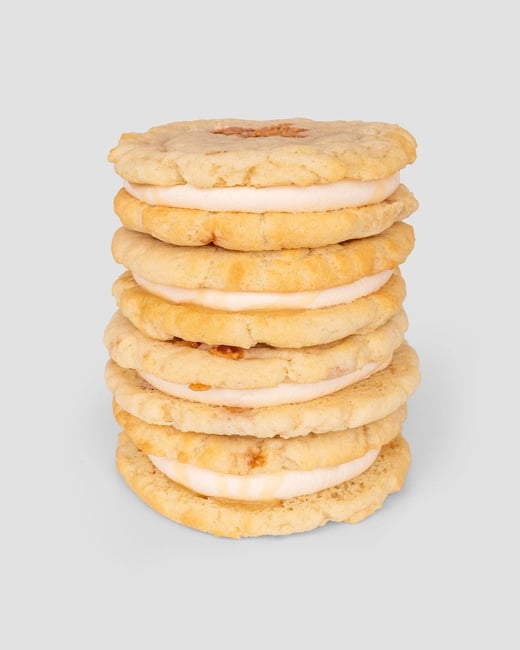 Toffee Salted Caramel Cookie Sandwich