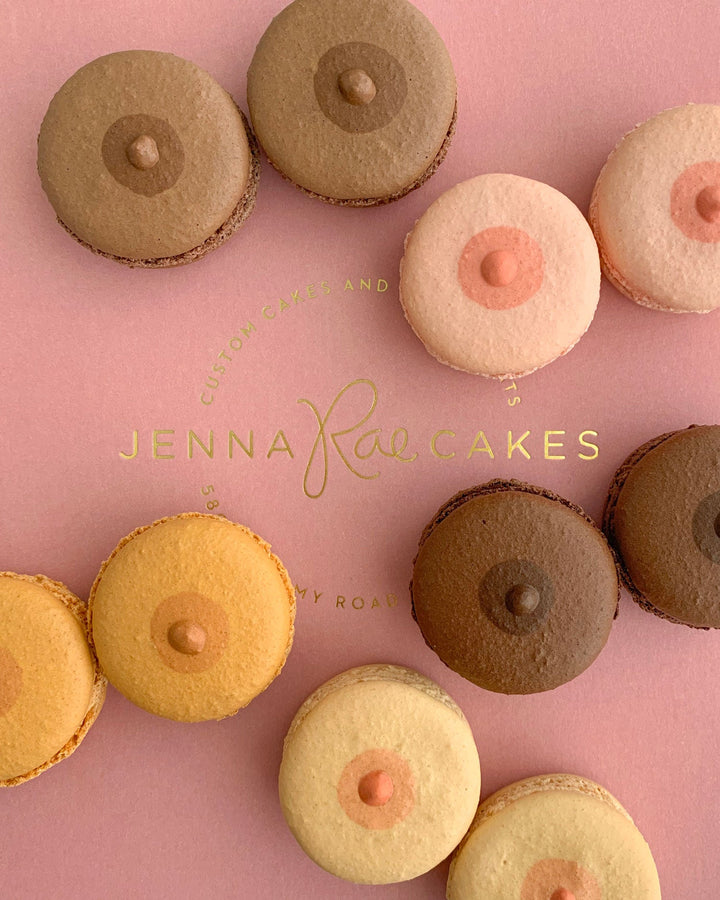 Boob Macarons are Back at JRC - Jenna Rae Cakes