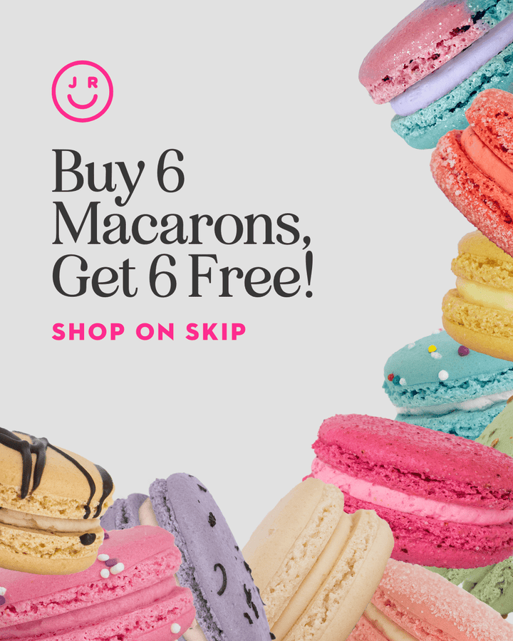 Buy 6, Get 6 Macarons Free