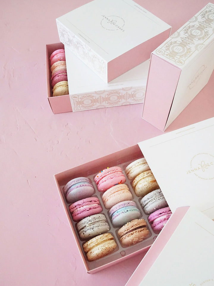 Gift Box of 12 Macarons by Jenna Rae Cakes