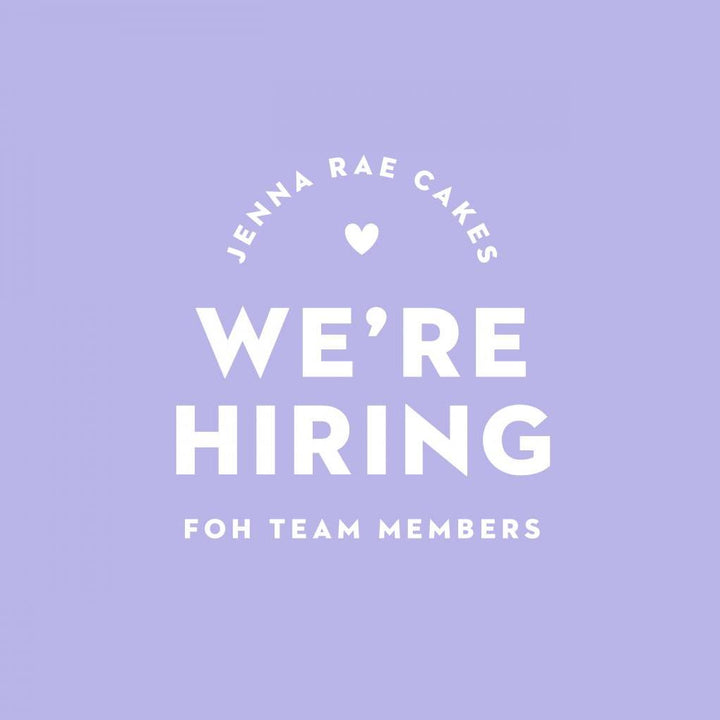 We are Hiring: The Forks - Jenna Rae Cakes