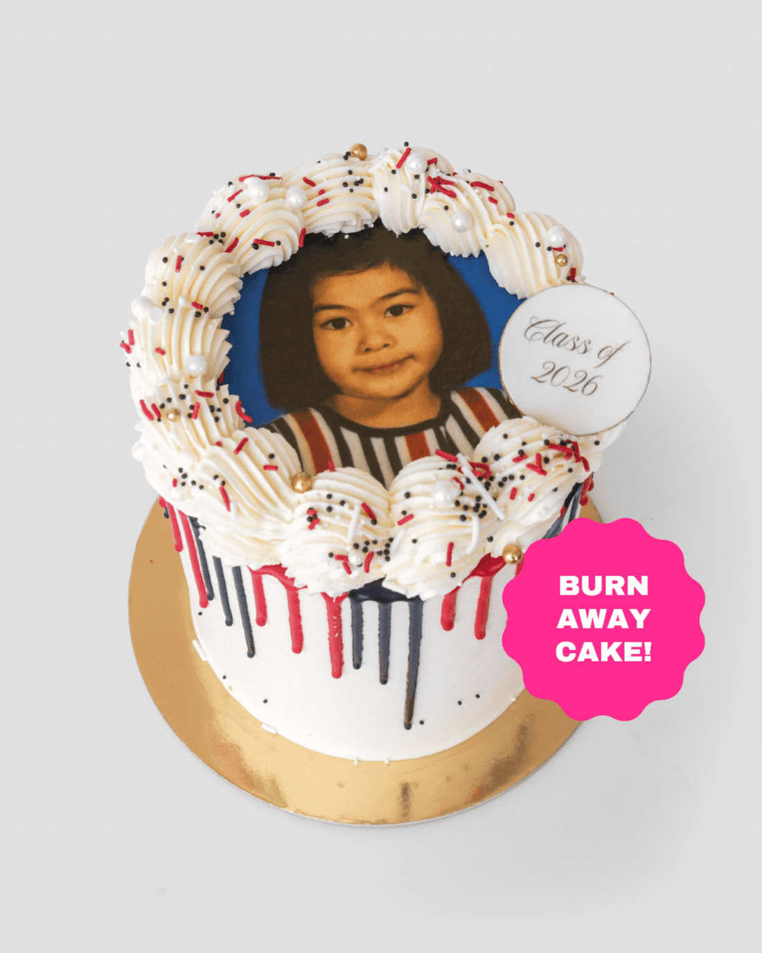 Grad Burn Away Cake