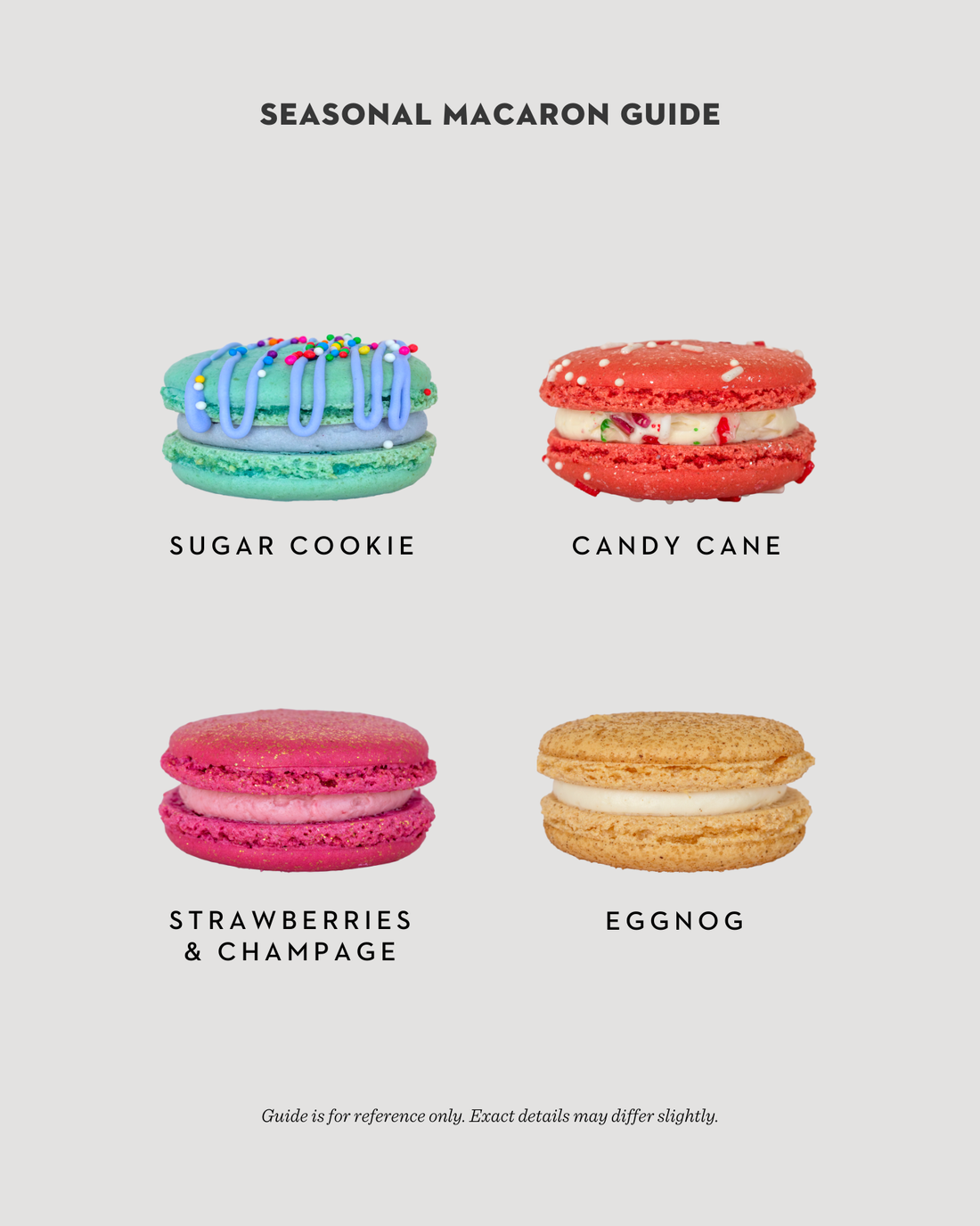 Sugar Cookie Macarons - Tray of 40 Macarons