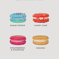 Sugar Cookie Macarons - Tray of 40 Macarons