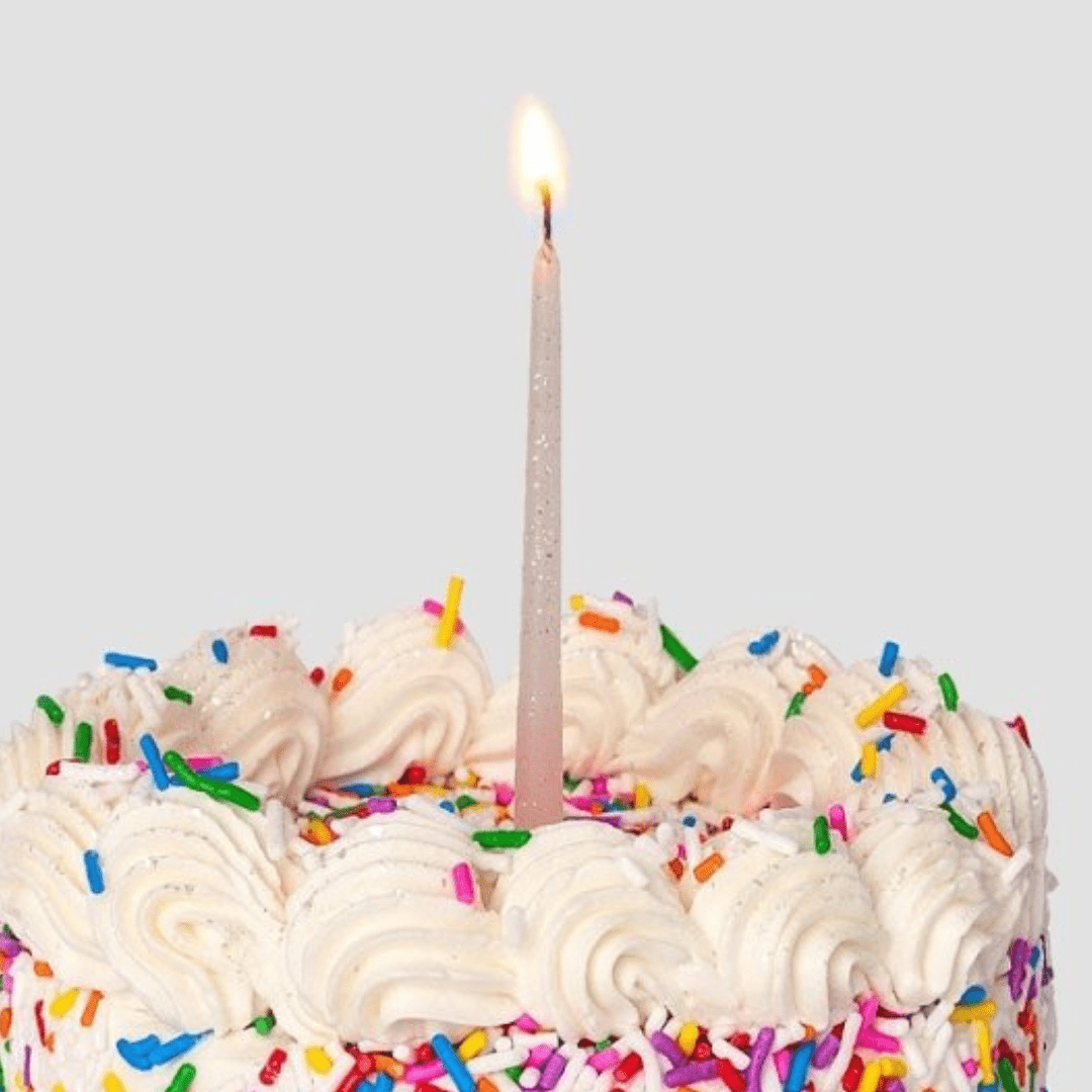 Pearl Birthday Cake Candles