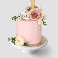 Fresh Floral Buttercream Cake