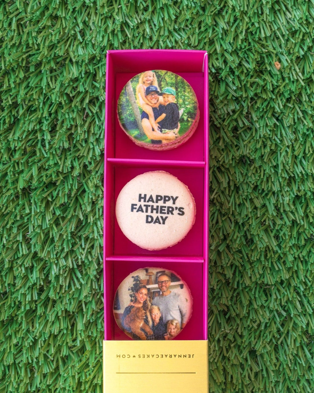 Father's Day Printed Macaron Box
