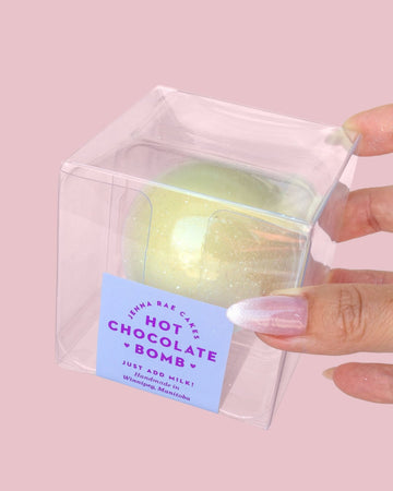 Candy Cane White Hot Chocolate Bomb