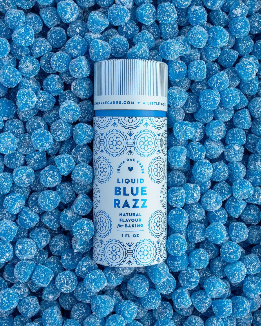 Liquid Blue Razz - Vibrant Blue Raspberry Flavour for Baking Jenna Rae Cakes Liquid Blue Razz - Vibrant Blue Raspberry Flavour for Baking Jenna Rae Cakes