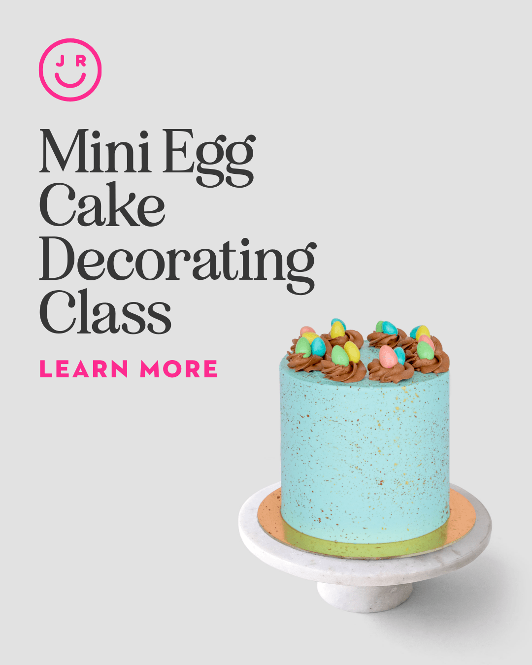 Mini Egg Cake In-Person Cake Decorating Class