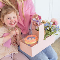 Mother's Day Cake and Flower Box