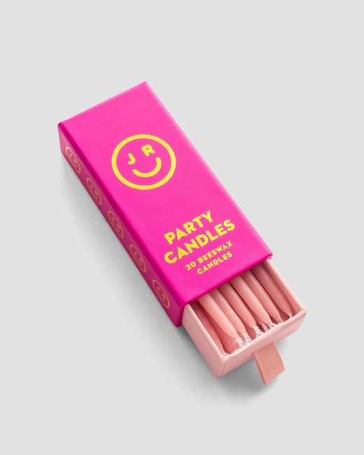Pink Birthday Cake Candles