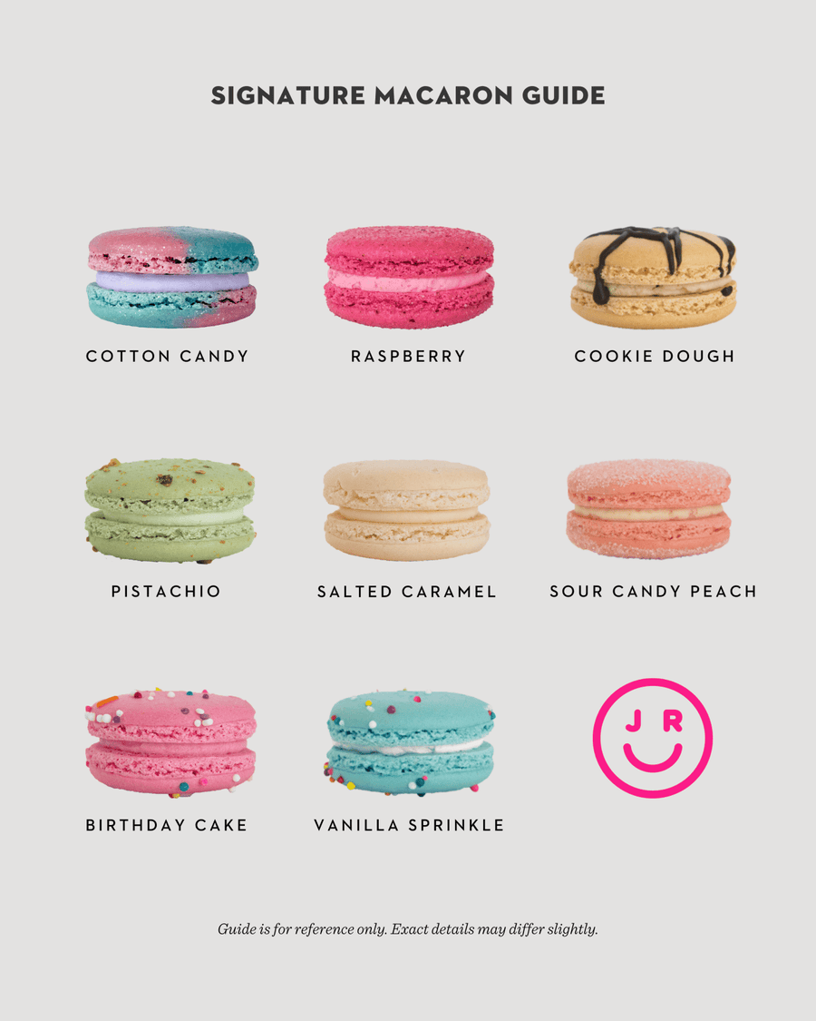 Vanilla Sprinkle Macarons - Tray of 40 Macarons