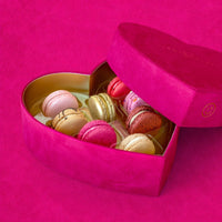 Velvet Heart Macaron Box