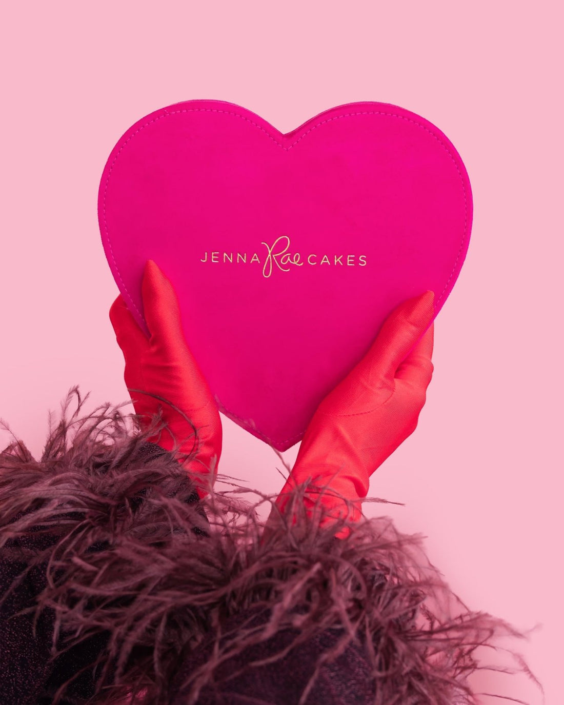 Velvet Heart Macaron Box