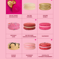 Velvet Heart Macaron Box