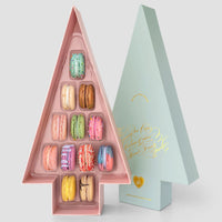 Christmas Tree Macaron Gift Box