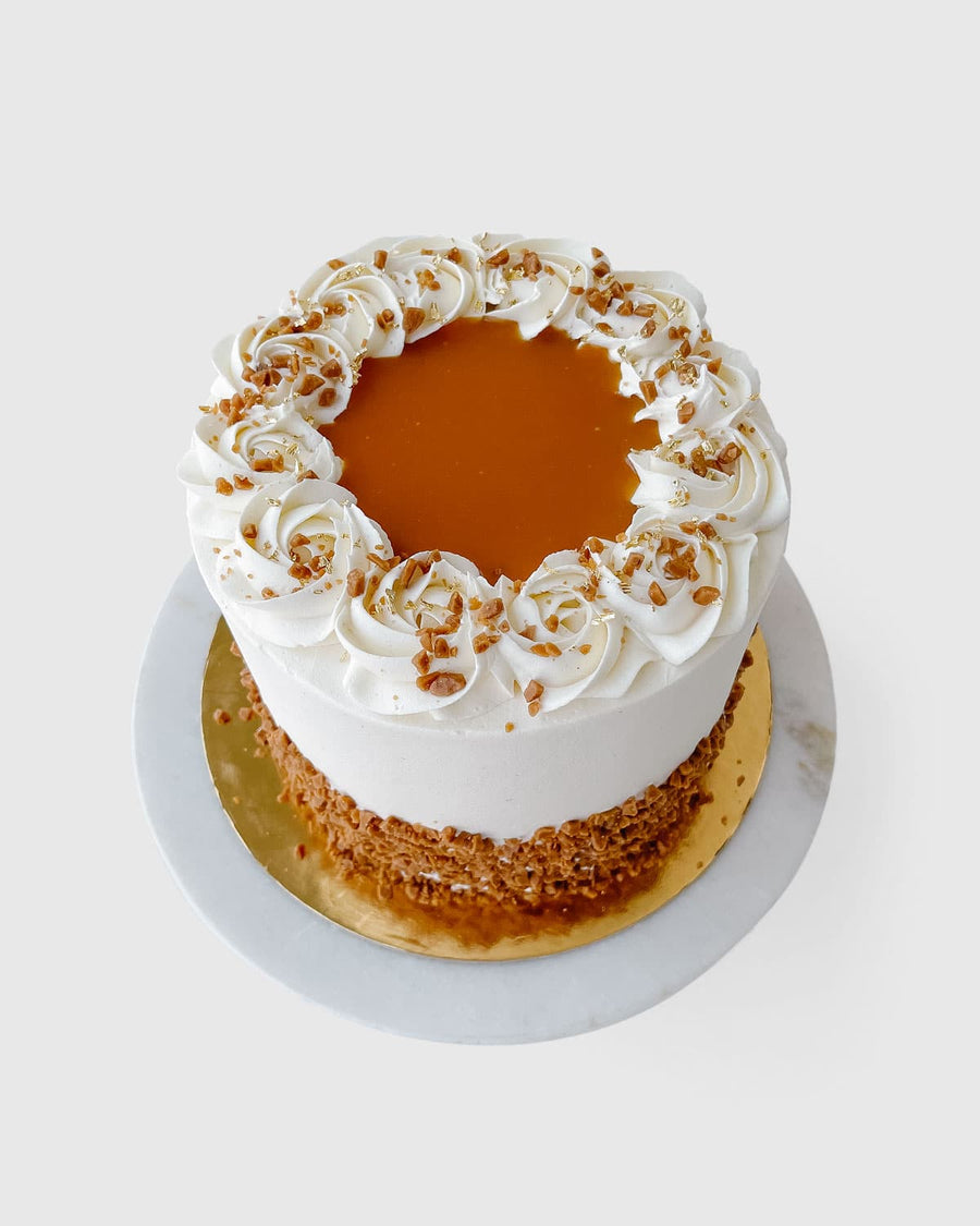 Gluten-free Caramel Crunch Cake Recipe - YouTube